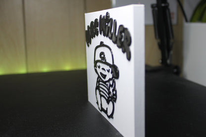 Mac Miller 3D Printed Logo Art