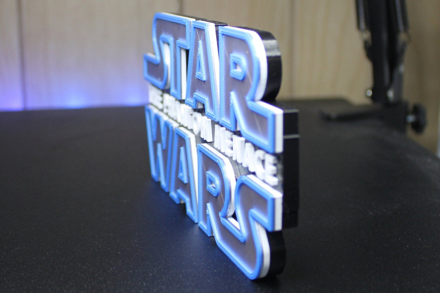 Star Wars The Phantom Menace 3D printed Logo Art