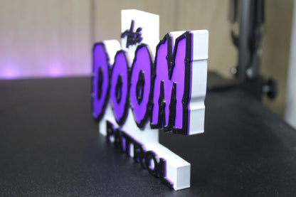 Doom Patrol 3D printed Comic Logo Art