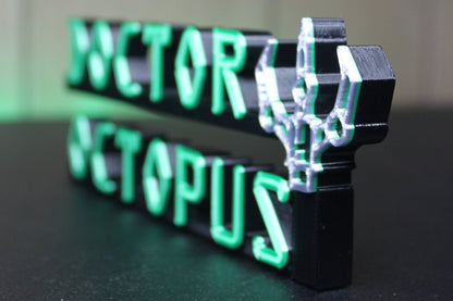 Doctor Octopus 3D printed Comic Logo Art