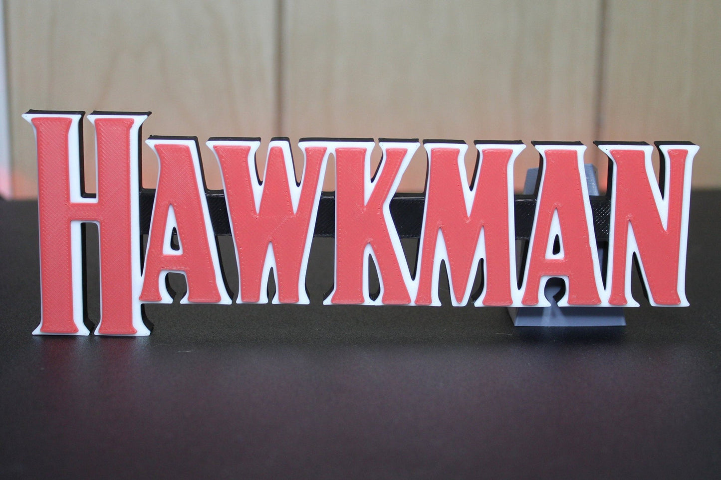 Hawkman 3D printed Comic Logo Art