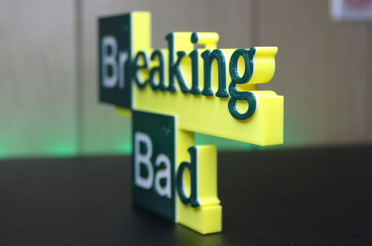 Breaking Bad 3D printed Logo Art