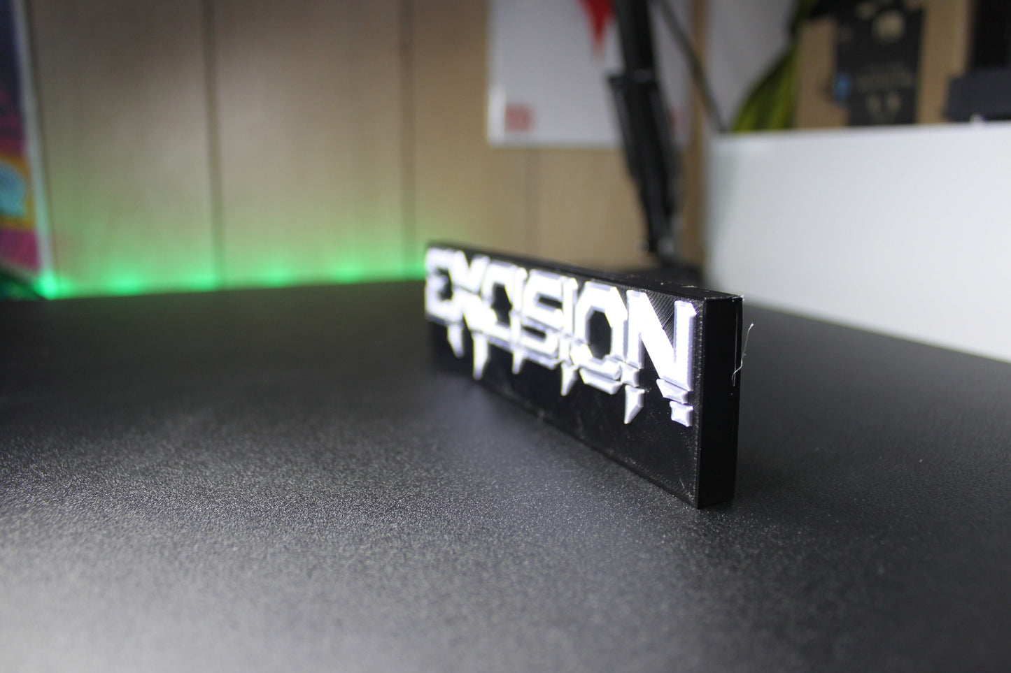 Excision 3D Printed Logo Art