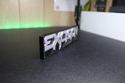 Excision 3D Printed Logo Art