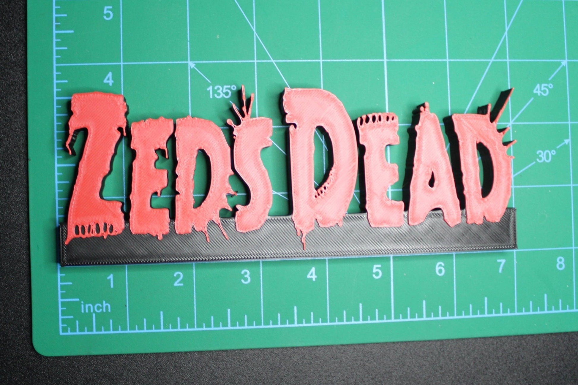 Zeds Dead 3D Printed Logo Art