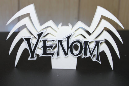 Venom 3D printed Comic Logo Art