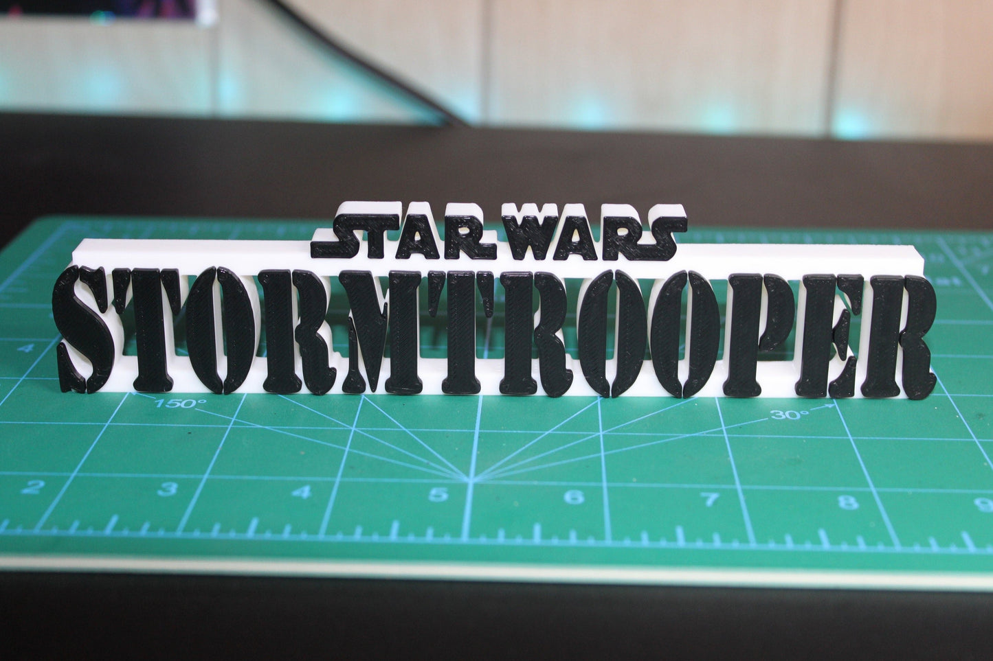 Stormtrooper 3D printed Comic Logo Art