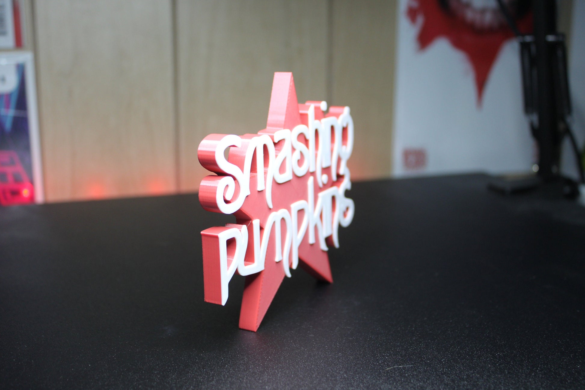 Smashing Pumpkins 3D Printed Logo Art