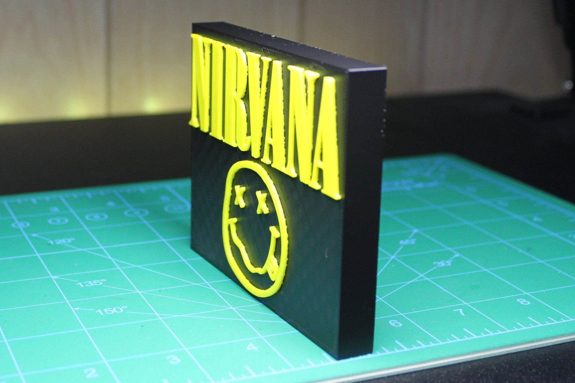 Nirvana 3D Printed Logo Art