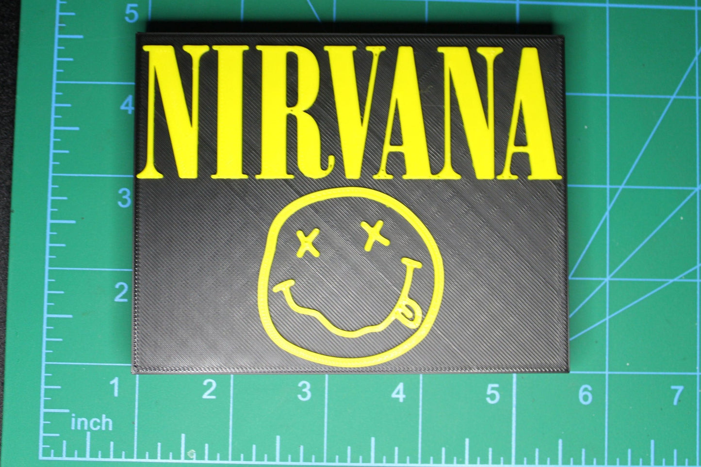 Nirvana 3D Printed Logo Art