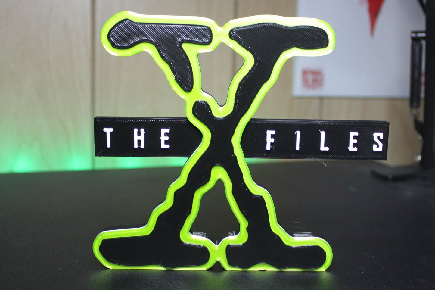 X-Files 3D printed Logo Art