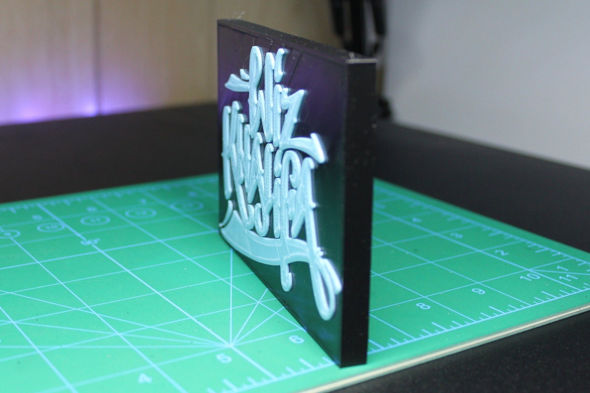 Wiz Khalifa 3D Printed Logo Art