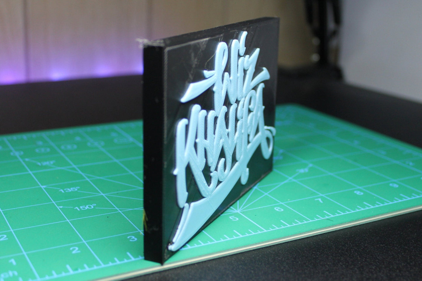 Wiz Khalifa 3D Printed Logo Art