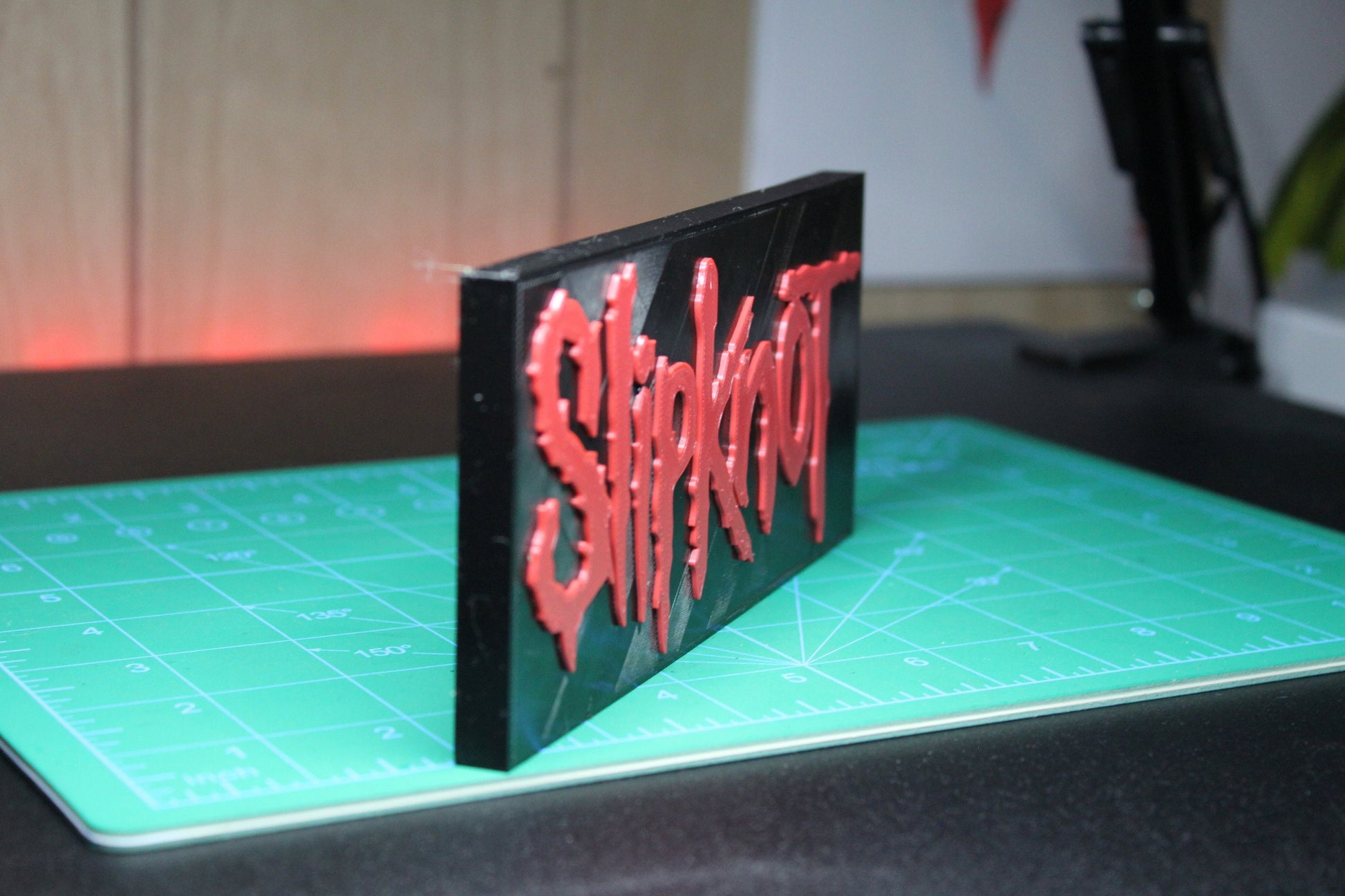 SlipKnot 3D Printed Logo Art