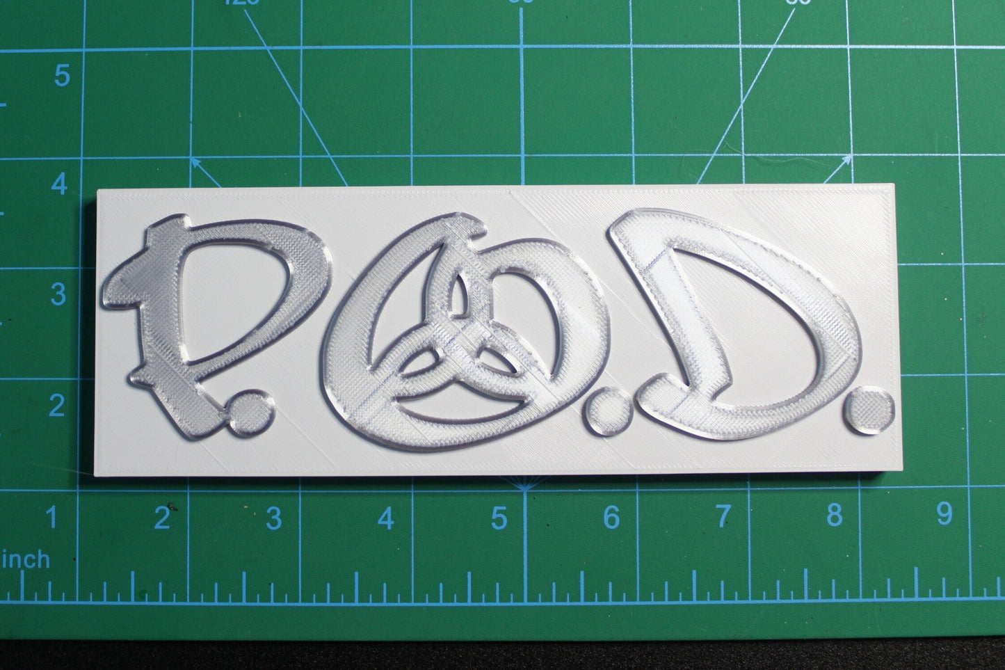 P.O.D 3D logo Art