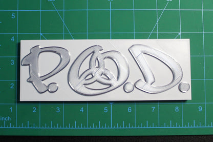 P.O.D 3D logo Art