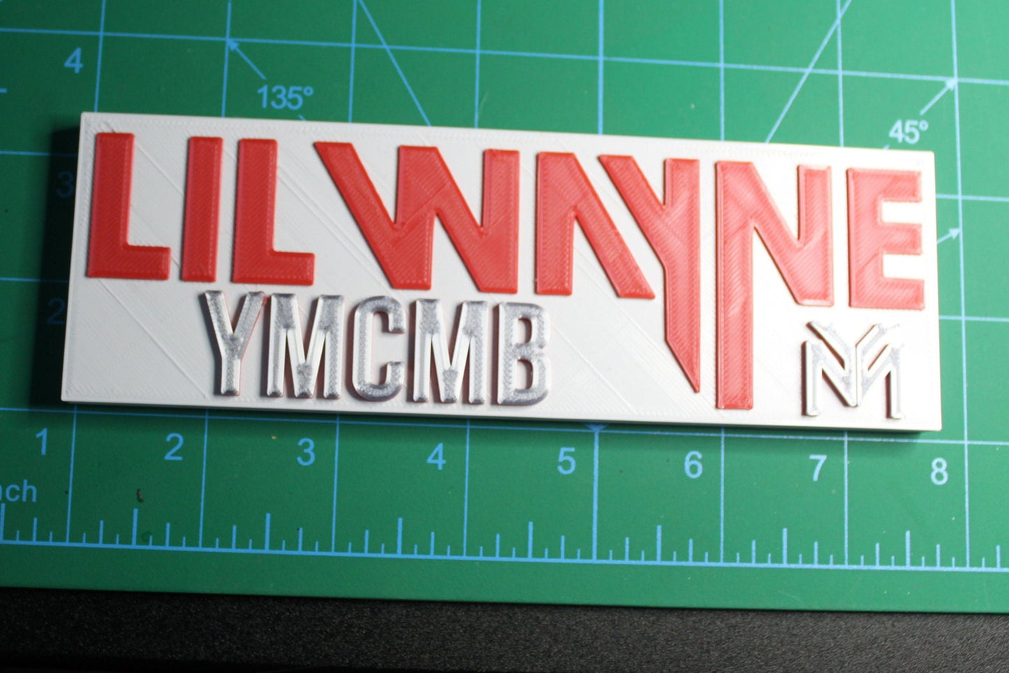 Lil Wayne 3D Printed Logo Art