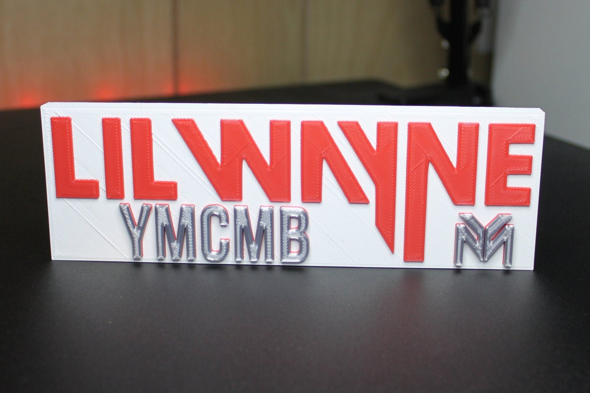 Lil Wayne 3D Printed Logo Art