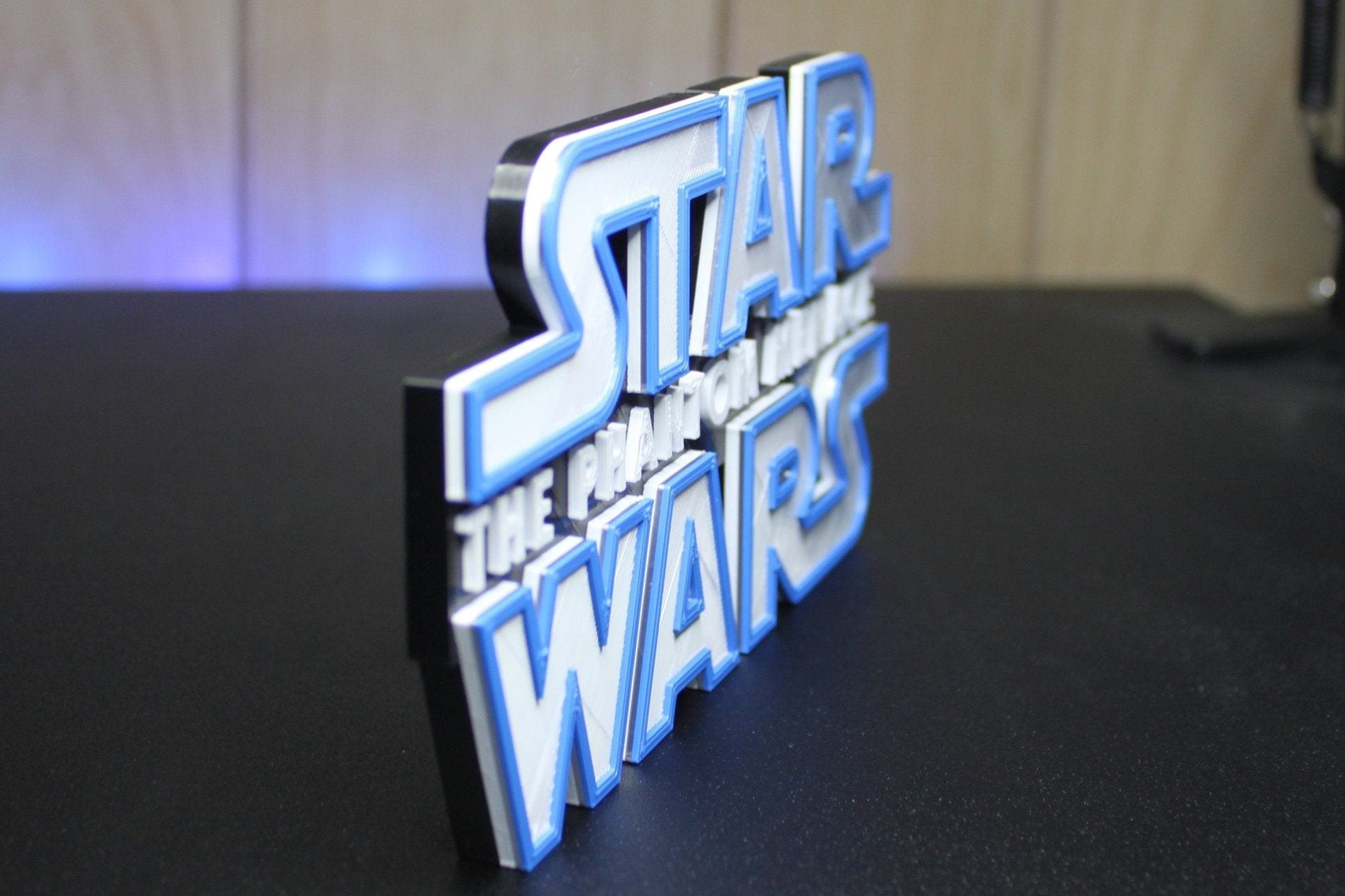 Star Wars The Phantom Menace 3D printed Logo Art