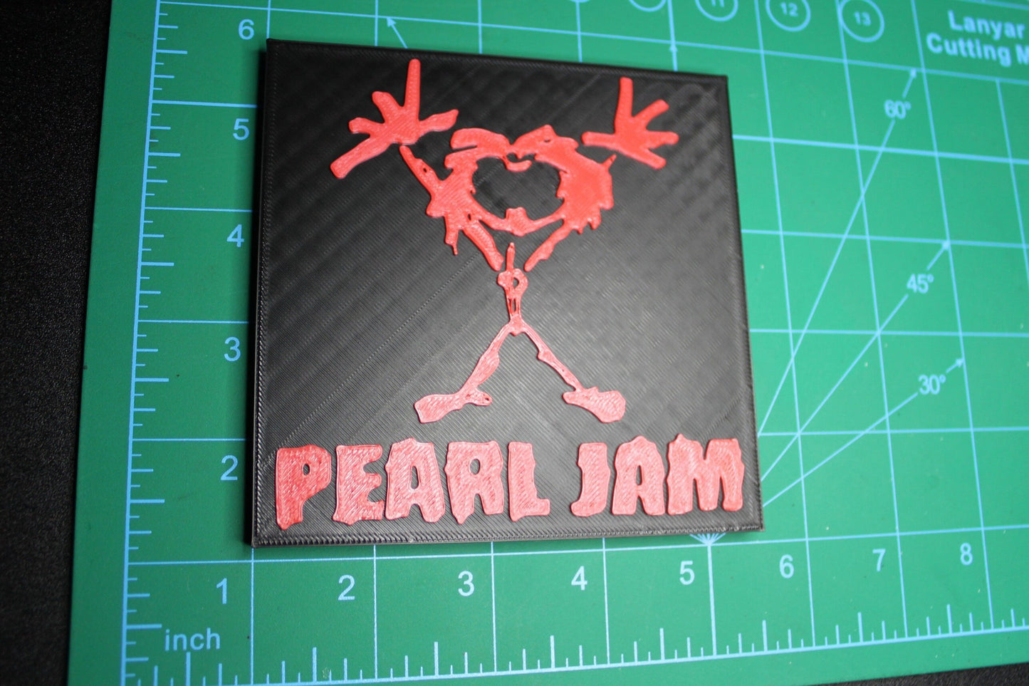 Pearl Jam 3D Logo Art