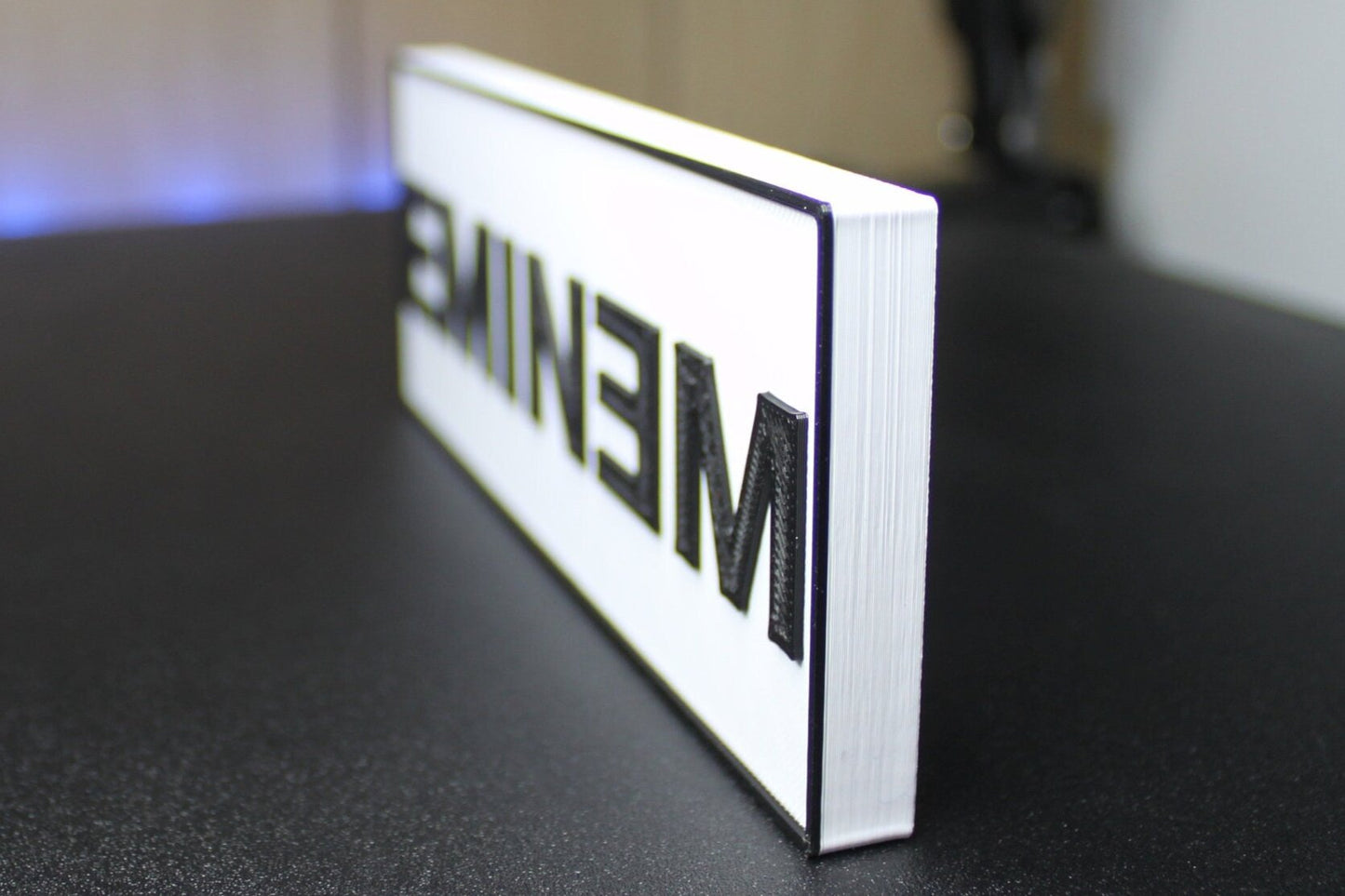 Eminem 3D Printed Logo Art