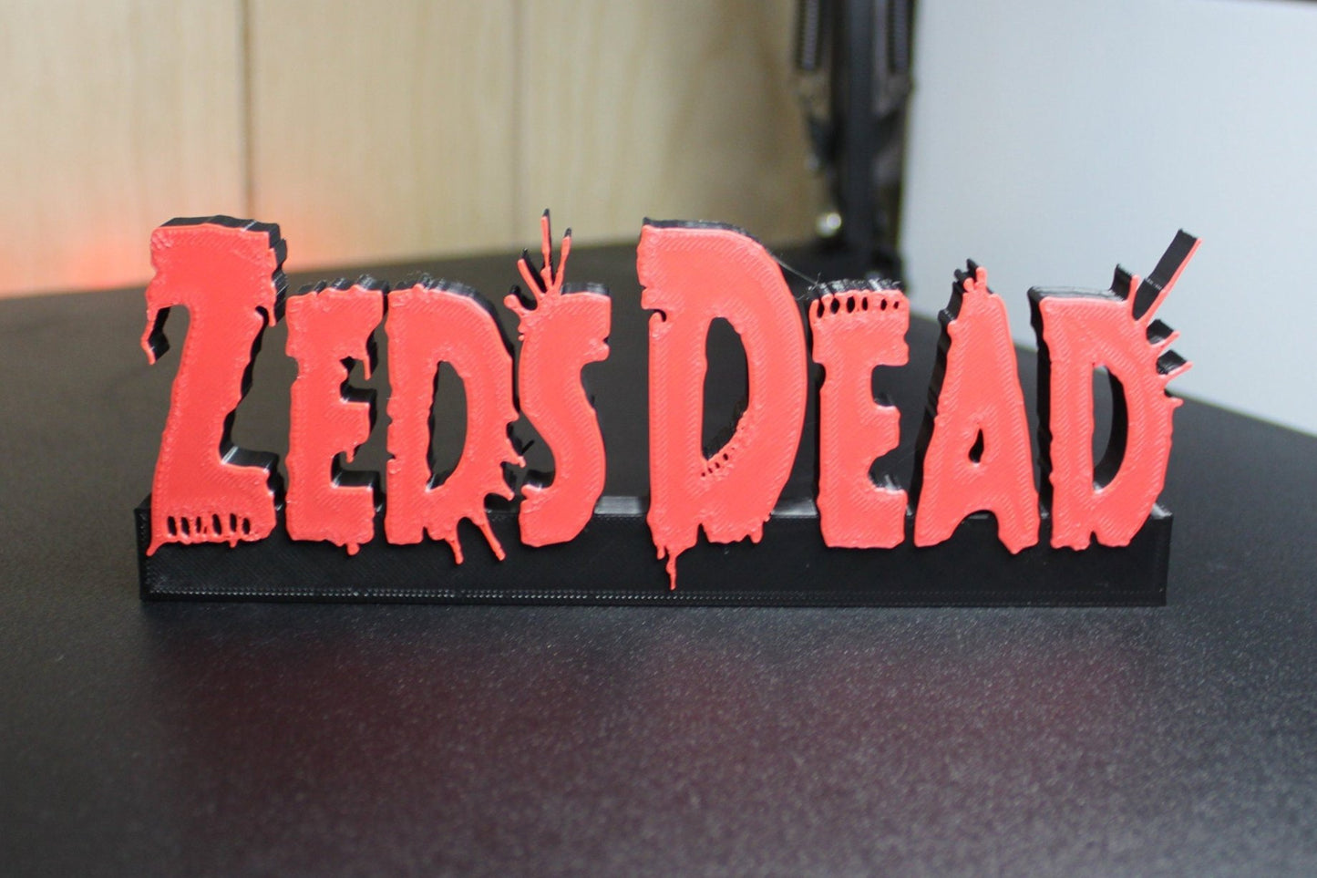 Zeds Dead 3D Printed Logo Art