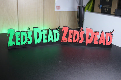 Zeds Dead 3D Printed Logo Art