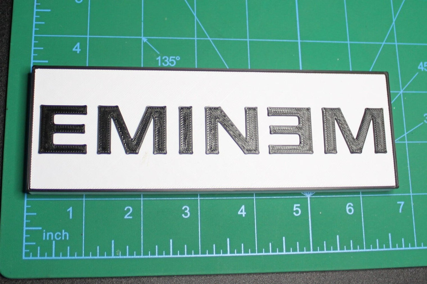 Eminem 3D Printed Logo Art