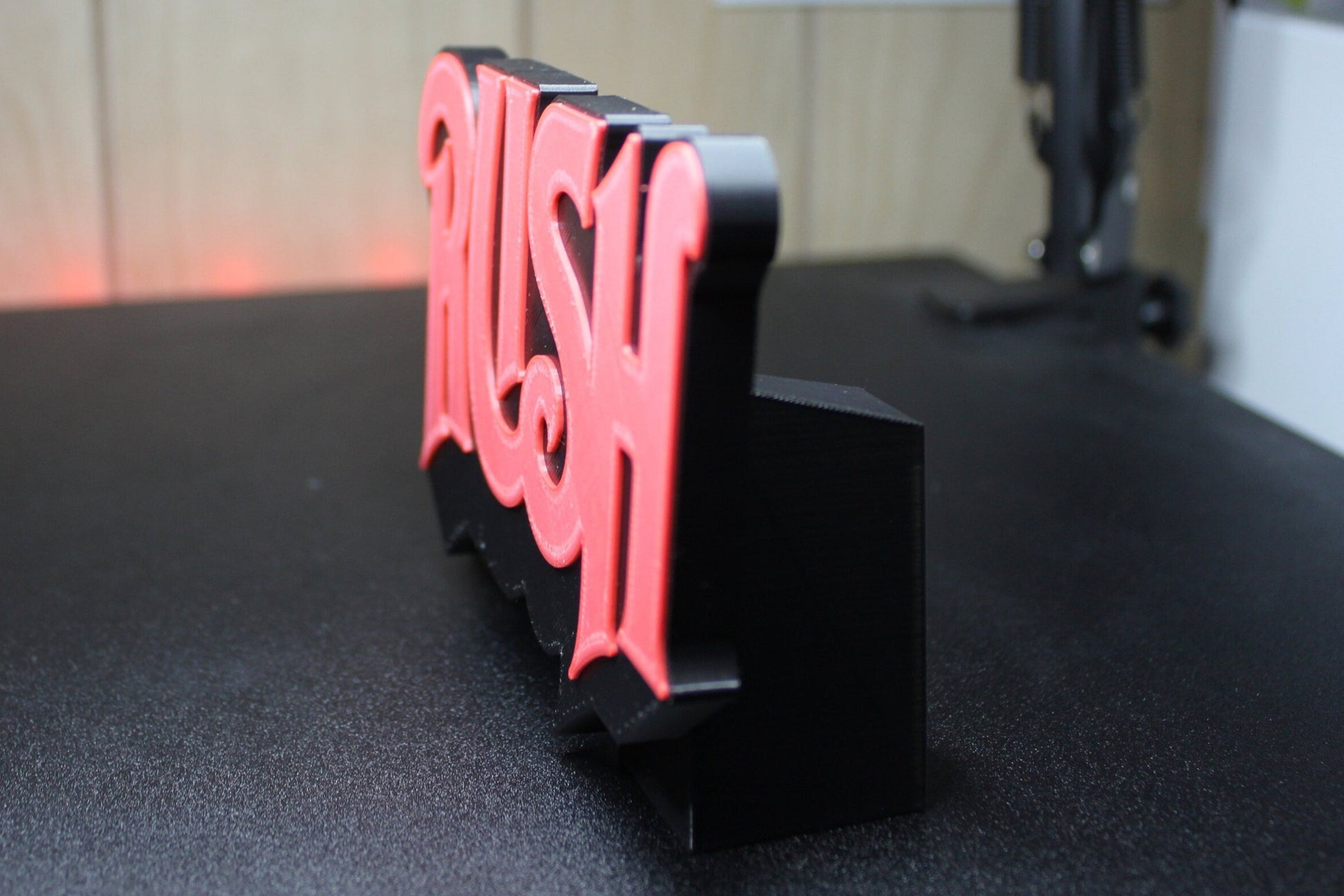 Rush 3D Printed Logo 3D Art