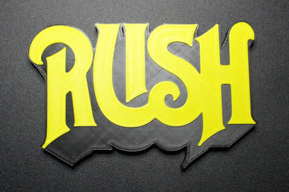 Rush 3D Printed Logo 3D Art