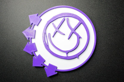 Blink 182 Smiley Face 3D Printed Logo Art