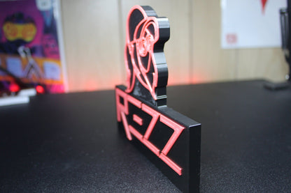 Rezz 3D Printed Logo Art