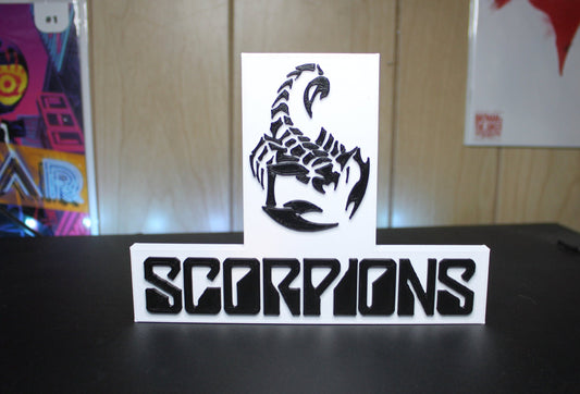 Scorpions 3D Printed Logo Art