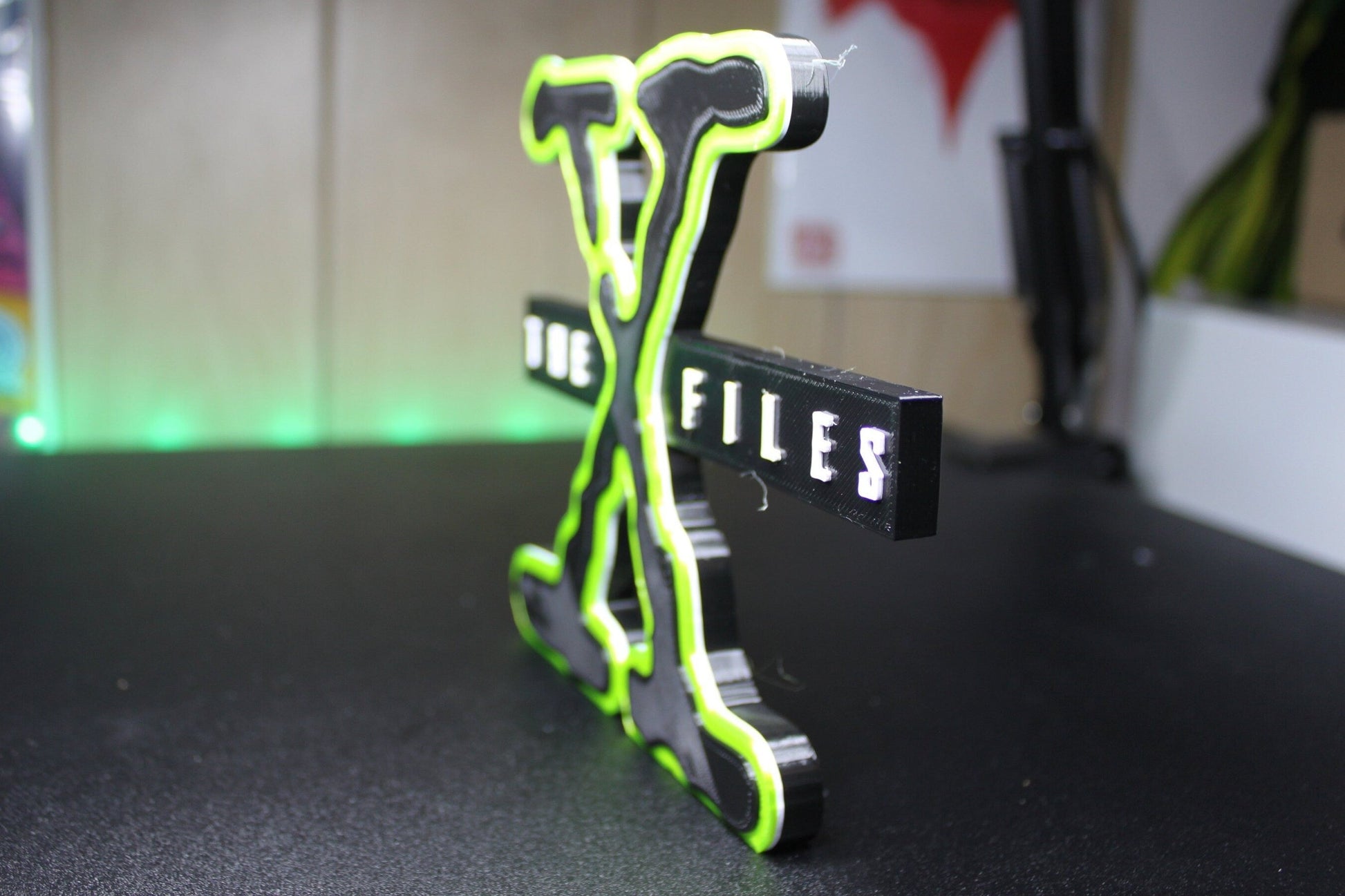 X-Files 3D printed Logo Art