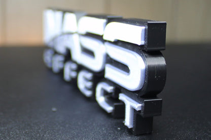 Mass Effect Video Game 3D printed Logo Art