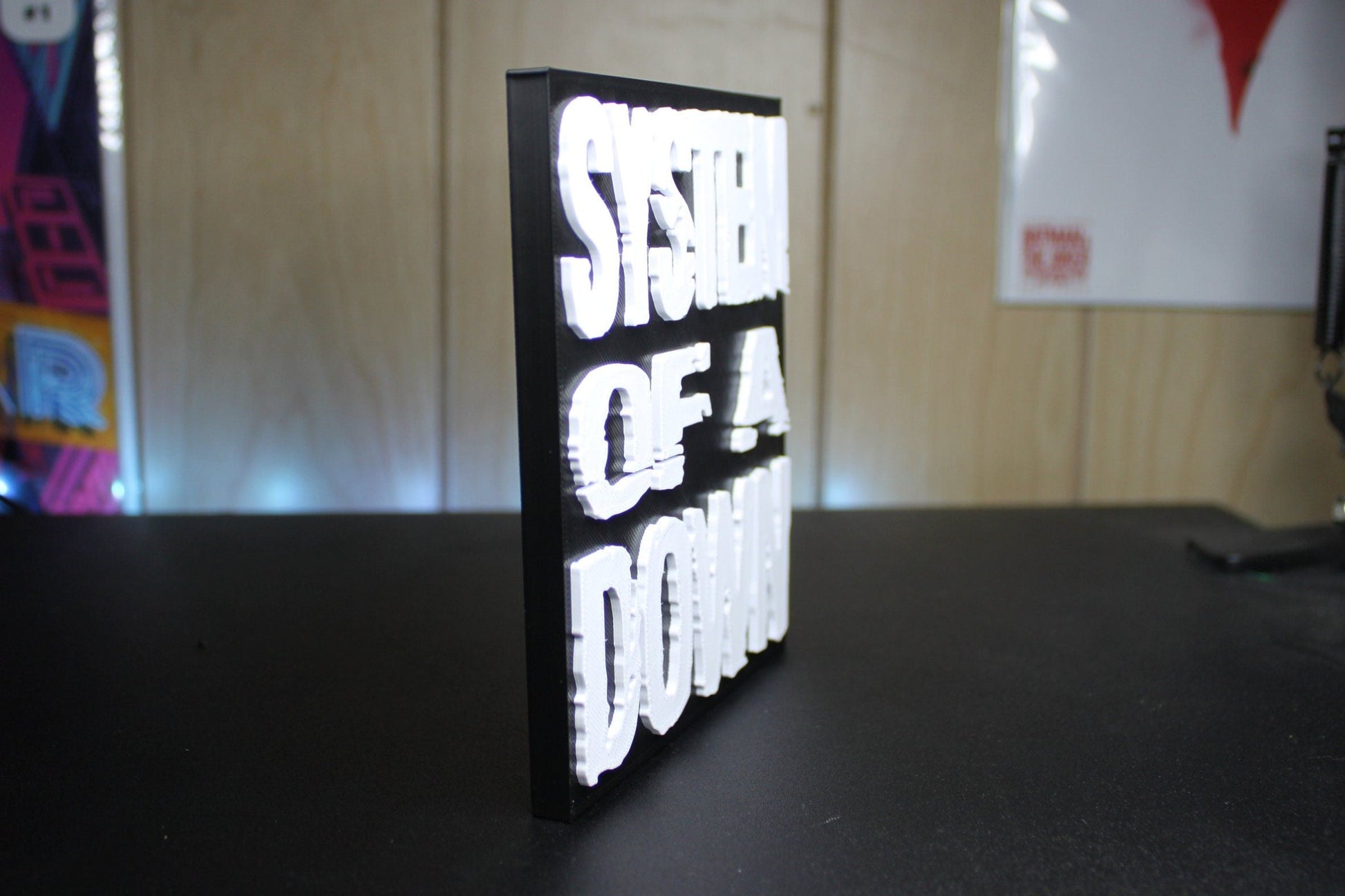 System of a Down 3D Printed Logo Art