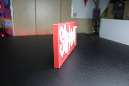 SlipKnot 3D Printed Logo Art