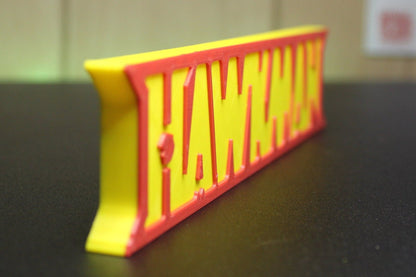 Hawkman 3D printed Comic Logo Art