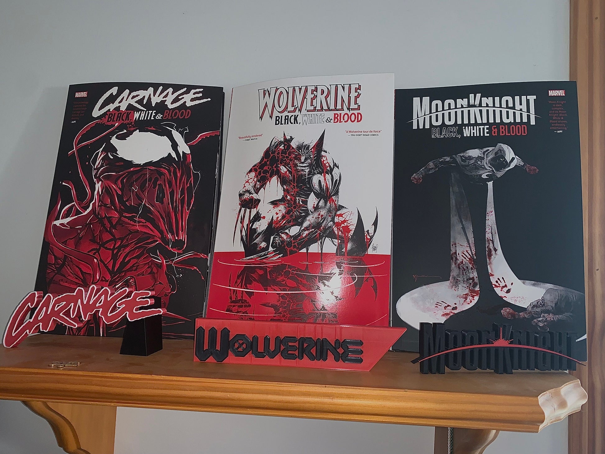 Wolverine 3D printed Comic Logo Art