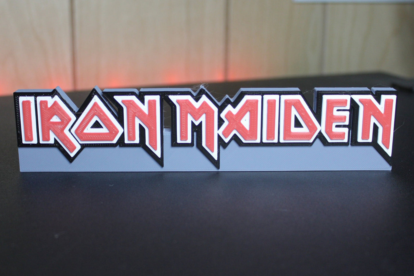 Iron Maiden 3D Logo Art