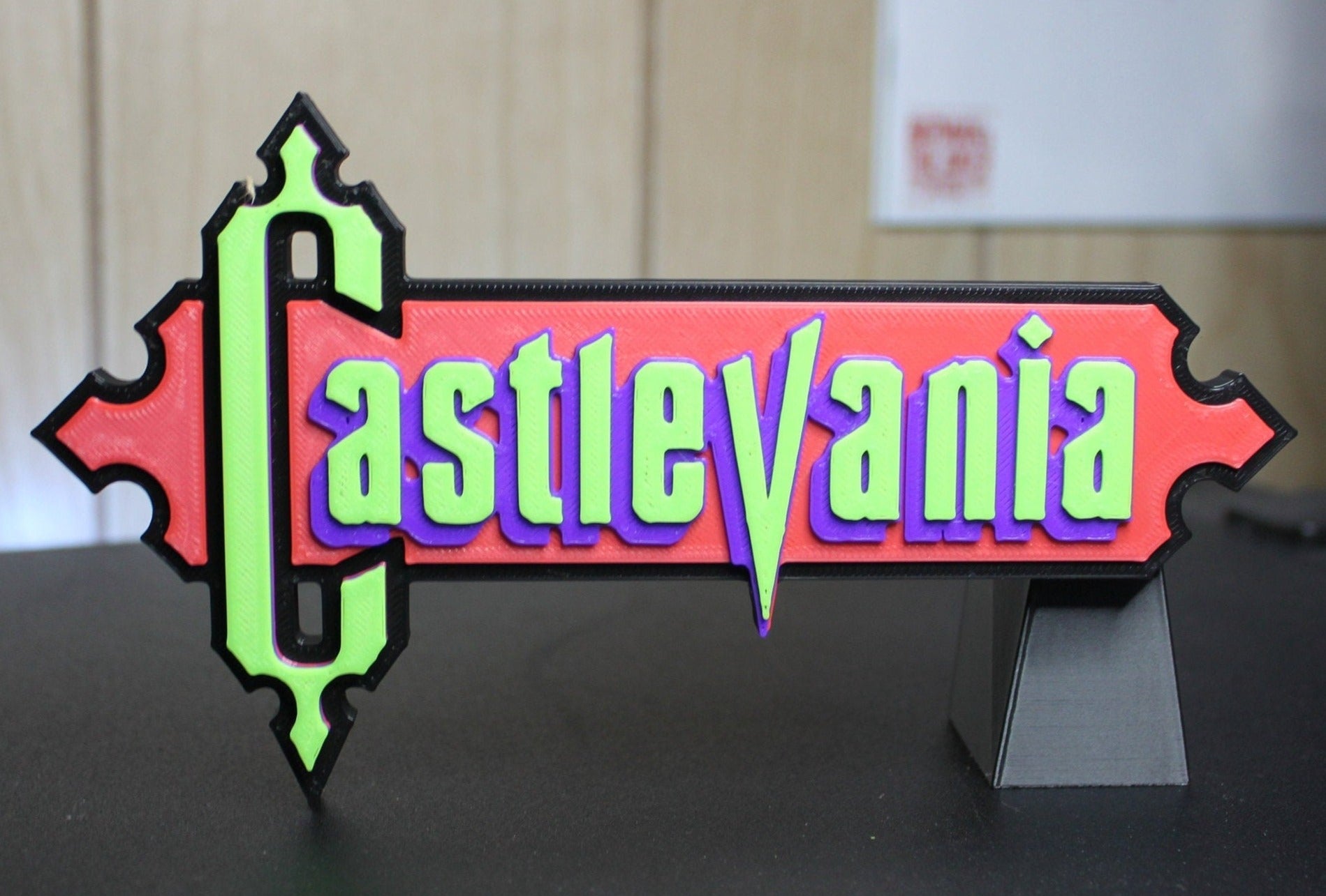 Castlevania 3D printed Logo Art