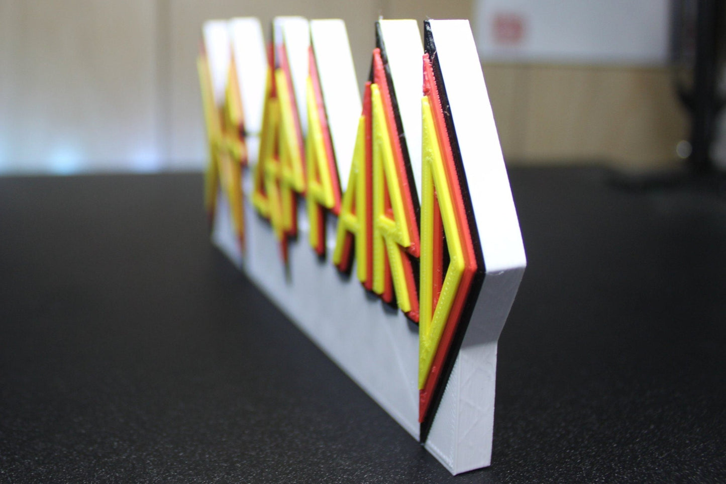 Def Leppard 3D Printed Logo Art