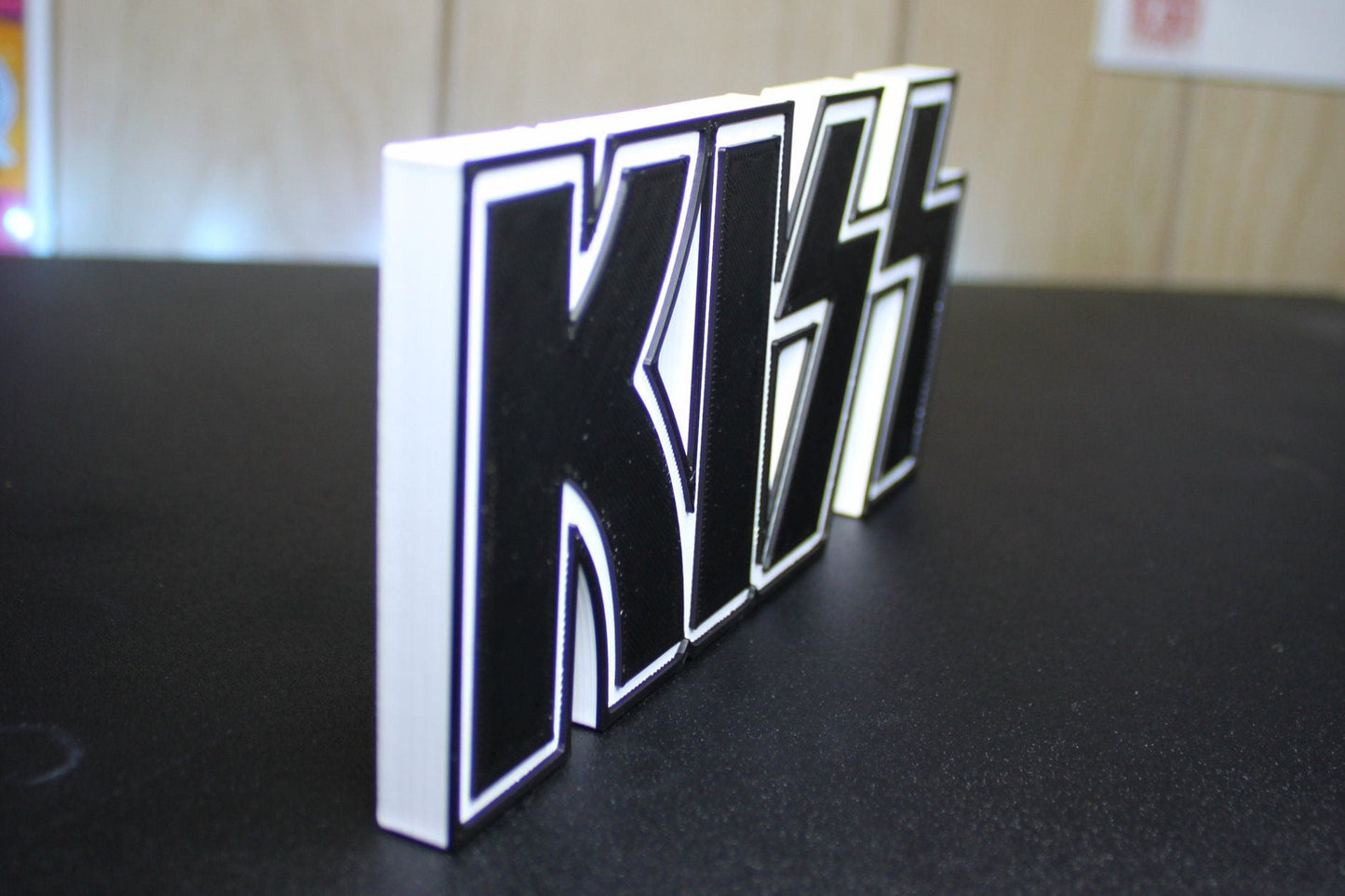 Kiss 3D Printed Logo Art