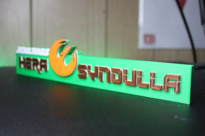 Hera Syndulla 3D printed Logo Art