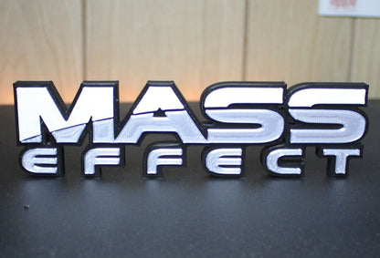 Mass Effect Video Game 3D printed Logo Art