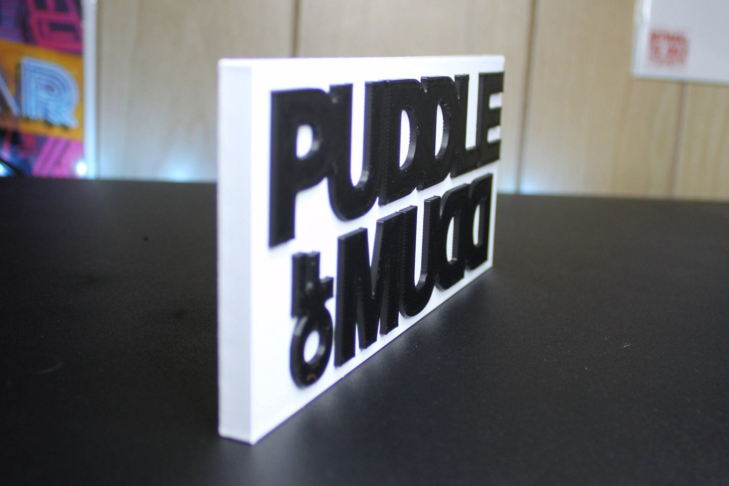 Puddle of Mudd 3D Printed Logo Art