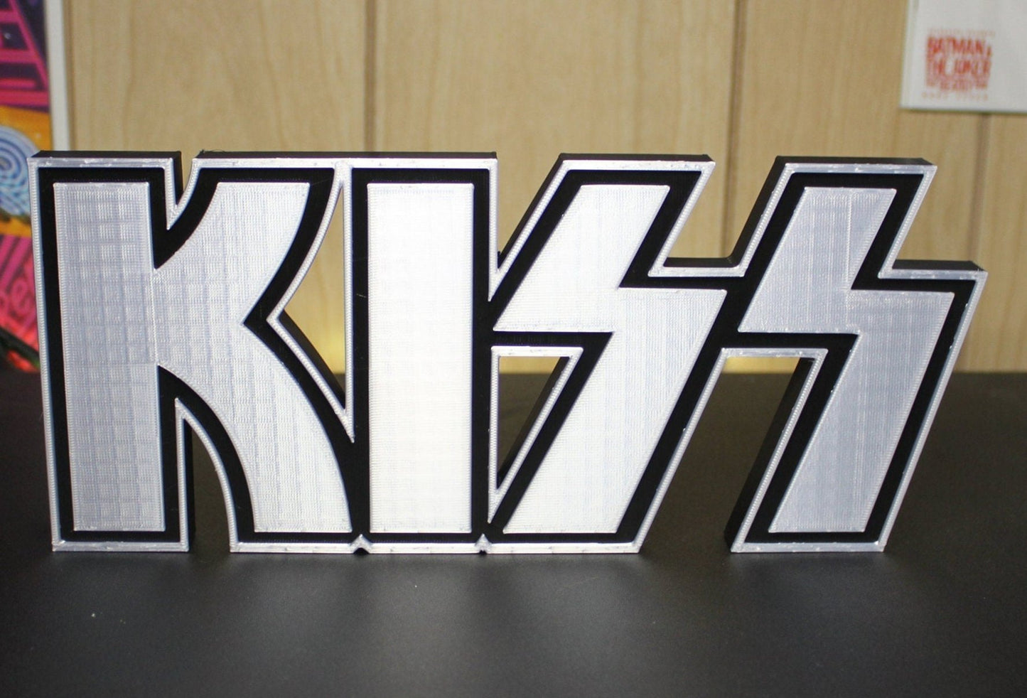 Kiss 3D Printed Logo Art