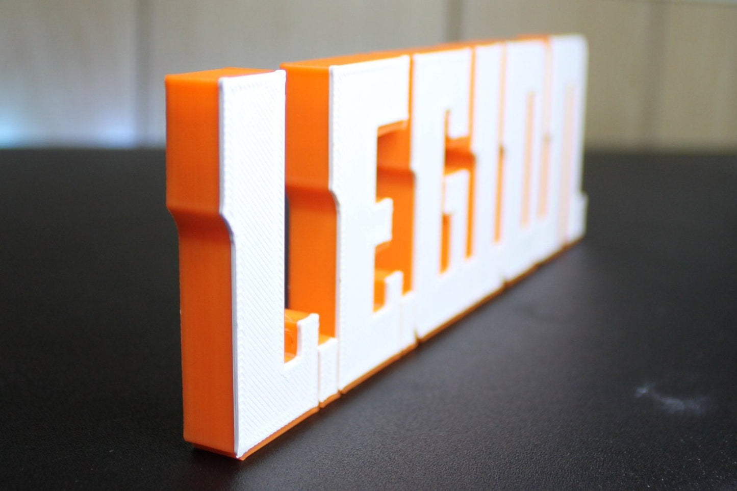 L.E.G.I.O.N. 3D printed Comic Logo Art