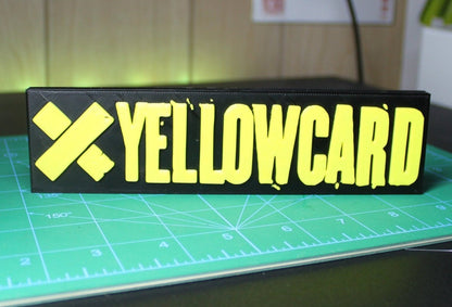 Yellowcard 3D Printed Logo 3D Art