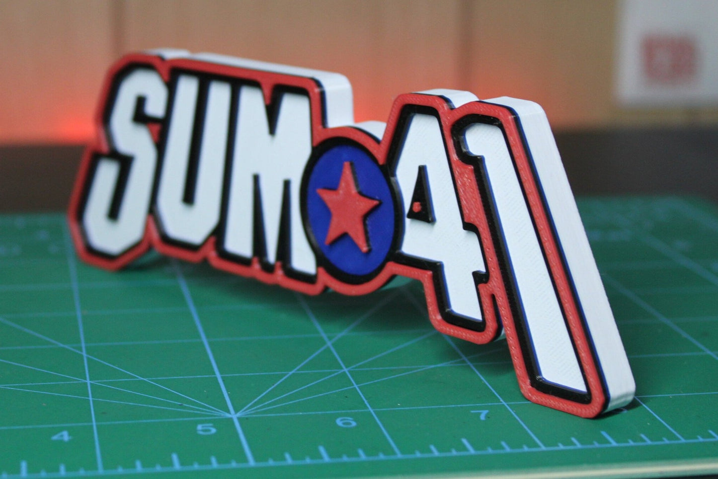 Sum 41 3D Printed Logo Art